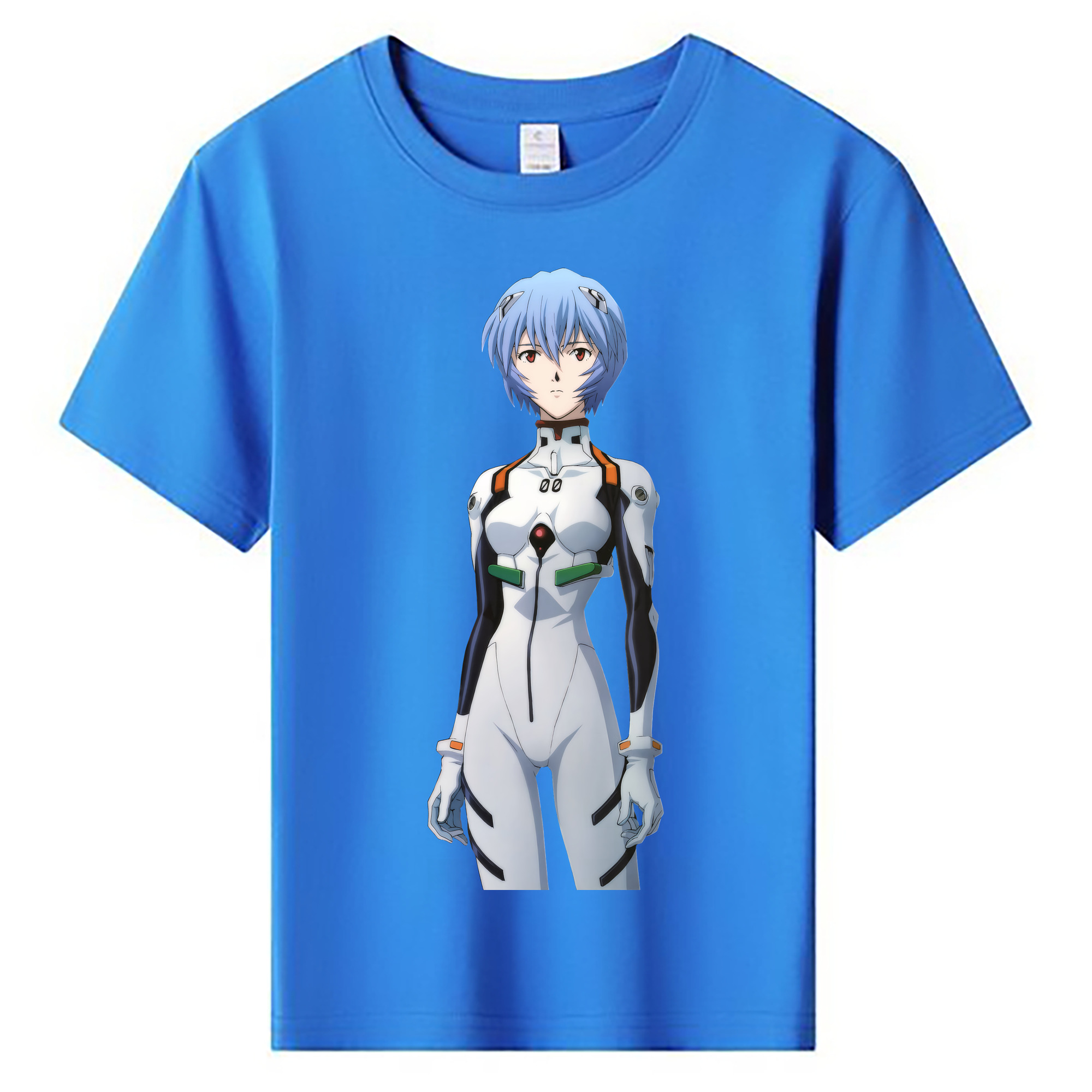 （画像用） EVA 新世紀エヴァンゲリオン 綿100％キッズTシャツ（フロントプリント）